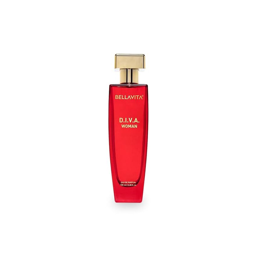 Bella Vita Luxury Women Diva Eau De Parfum Liquid Perfume With Bergamot, Black Currant, Lily, Musk, Floral, Fruity Long Lasting Edp Fragrance Scent 100 Ml