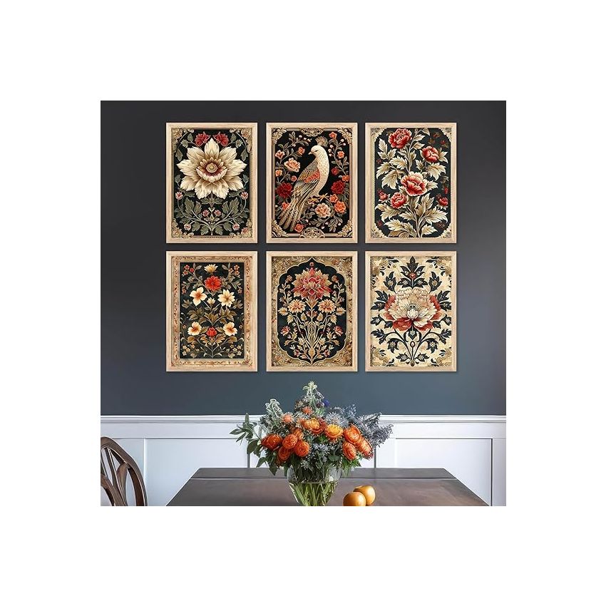 kotart - Traditional Wall Art Paintings For Wall Decor | Madhubani Wall Poster With Frames | Wall Hanging Frames (10X13 INCH, A)