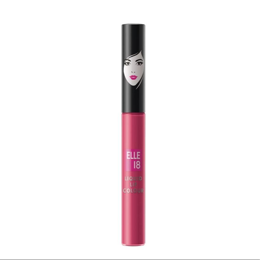 LAKMÉ Elle18 Liquid Lip Color Pink Rose 5.6Ml, Matte Finish