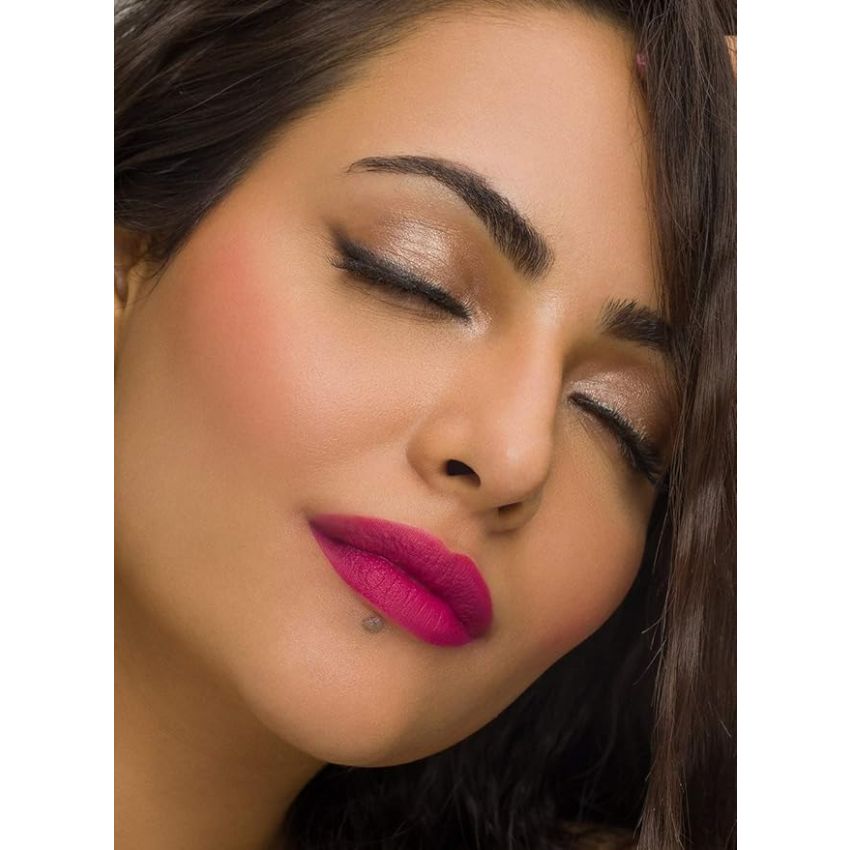 SUGAR Cosmetics Mettle Liquid Lipstick for Women | Highly Pigmented | Transferproof & Long Lasting | 7ml for Women | Highly Pigmented | Transferproof & Long Lasting | 7ml - 02 Vega (Deep Fuchsia)