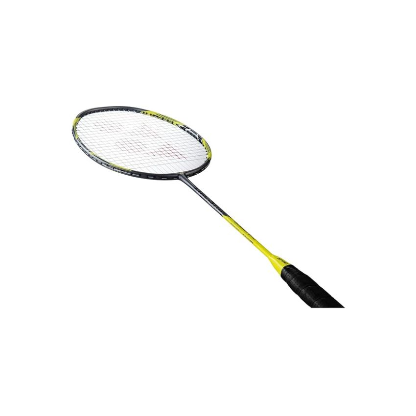 YONEX Arcsaber 7 Play Strung Graphite Badminton Racquet with Full Cover (Grey/Yellow)