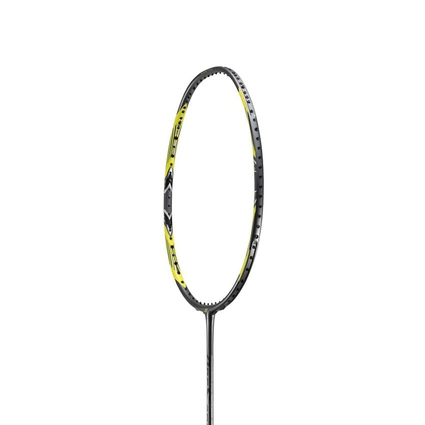YONEX Arcsaber 7 Play Strung Graphite Badminton Racquet with Full Cover (Grey/Yellow)
