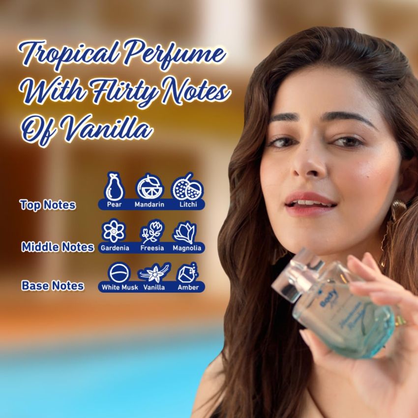 Plum BodyLovin' Hawaiian Rumba Eau De Perfume (Parfum) | Long Lasting & Premium Tropical Fragrance | Luxury Perfume For Women & Men | Mandarin, Gardenia & Vanilla Notes (50 ml)