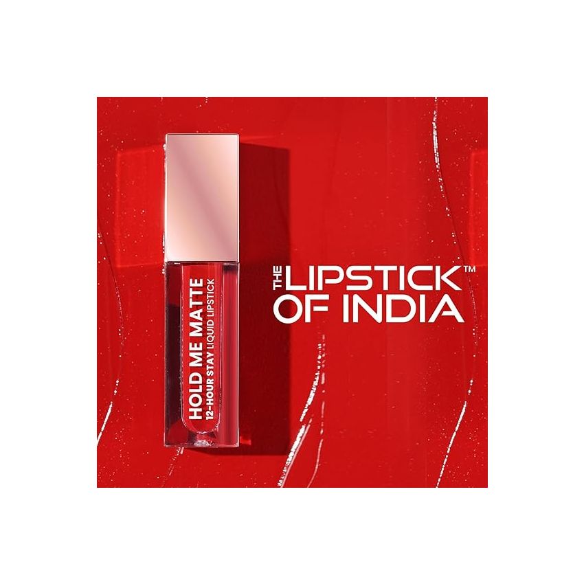 Swiss Beauty Hold Me Matte Liquid Lipstick | 12 Hours Stay | Non-Transfer Lipstick | Waterproof Lipstick with Intense Hydration| Shade - Gentle Pink, 4.5ml