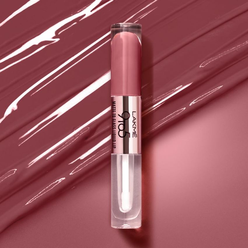 Lakme 9 To 5 Matte To Glass Liquid Lip