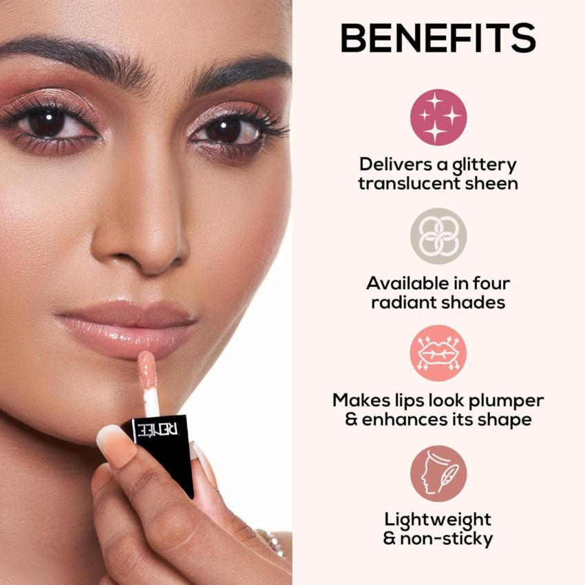 RENEE See Me Shine Minis Gloss Party Lip Gloss Combo 1ml Each, Non Sticky & Non Drying Formula, Long Lasting Moisturizing Effect, Compact and Easy to Carry