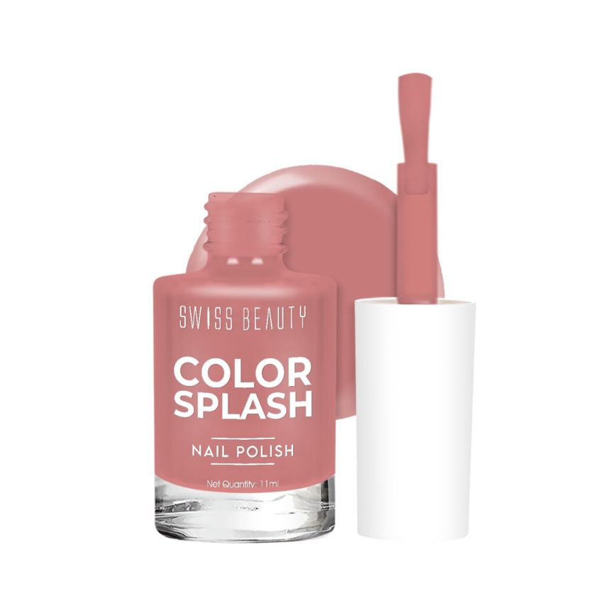 Swiss Beauty Color Splash Nail Polish with Glossy Gel Finish | Non-Chipping, Quick drying, Long-Lasting Nail paint | Shade- 41, 15ml