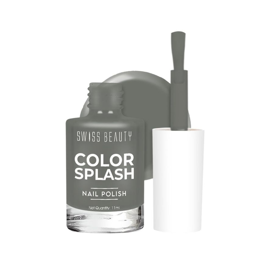 Swiss Beauty Color Splash Nail Polish with Glossy Gel Finish | Non-Chipping, Quick drying, Long-Lasting Nail paint | Shade- 15, 15ml