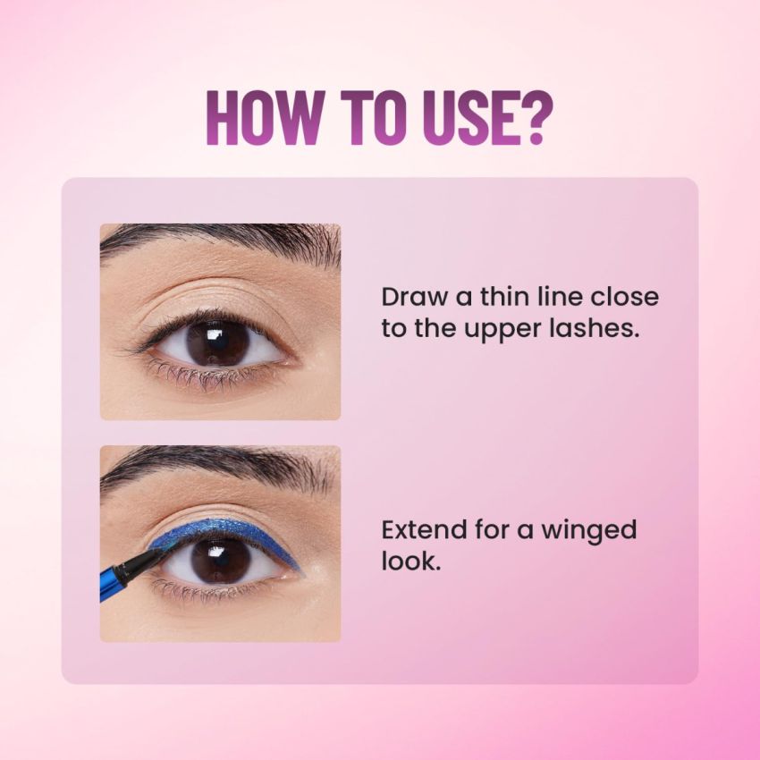 SWISS BEAUTY Eye Glittery Sparkle Sketch liner pencil Smudge-proof, Waterproof eye makeup with Glittery effect | Precision application| Quick dry | Shade- Charming Gold,0.6g