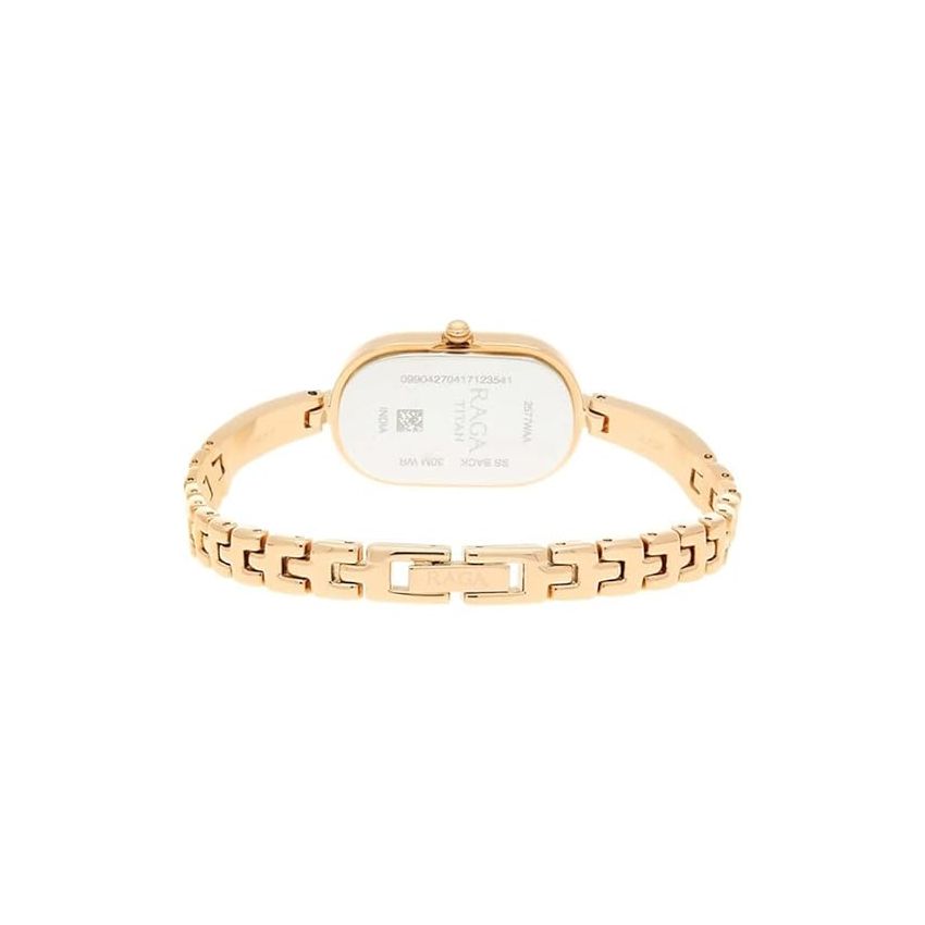 Titan Raga Viva Rose Gold Dial Women Watch With Metal Strap-NS2577WM01/NT2577WM01