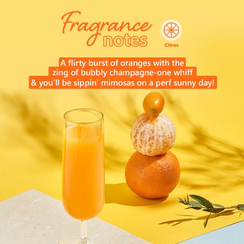 Plum BodyLovin' Trippin' Mimosas Eau De Parfum| Long Lasting & Premium Citrusy Fragrance | Luxury Perfume For Women & Men | Grapefruit, Berries & Vanilla Notes | Travel-Friendly | High On Fun (15 ml)