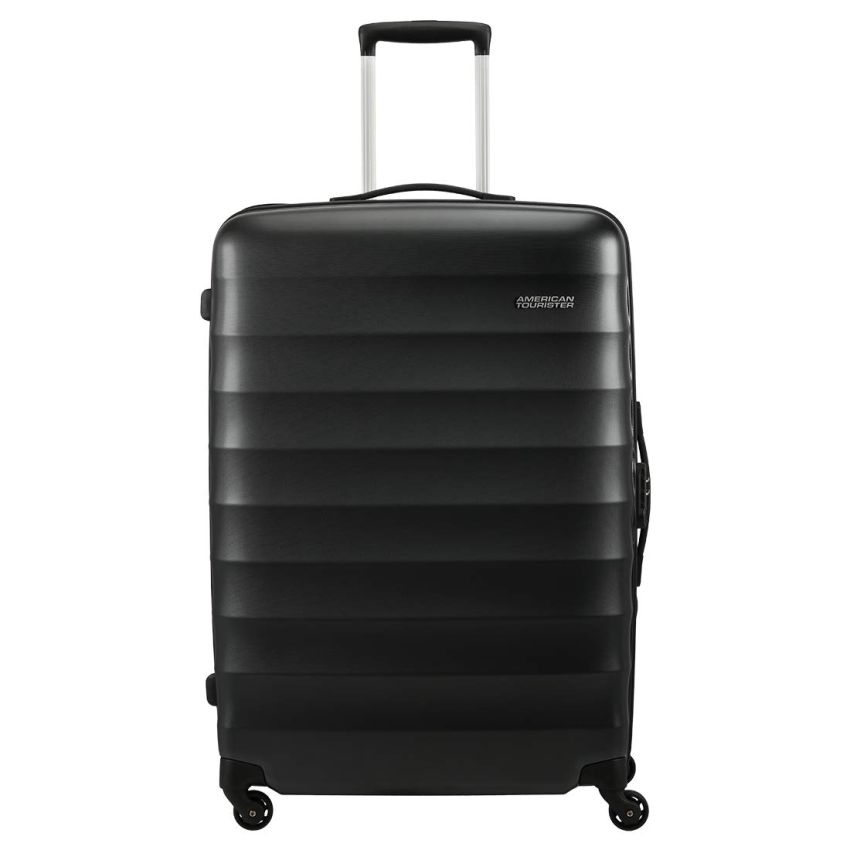 American Tourister Trolley Bags for Travel | Barcelona 55 Cms, 69 Cms, 79 Cms Polycarbonate Hardsided Spinner Set of 3 Luggage Bags | Suitcase for Travel | Trolley Bags for Travelling, Gunmetal