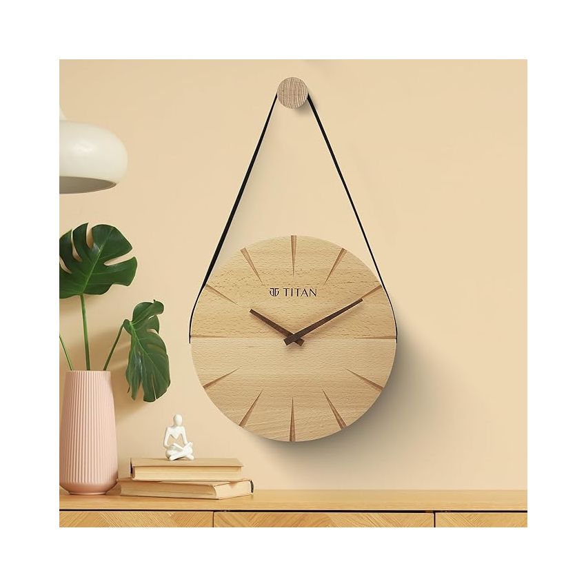 Titan Artisanal Hang Wood Wall Clock
