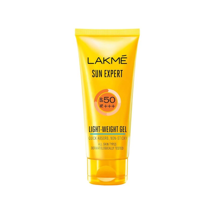 Lakme Sun Expert, SPF 50 PA+++ Ultra Matte Gel Sunscreen, 100ml, for Sun Protection, with Vitamin B3, C & E, Blocks upto 97% of Harmful UVB Rays, Lightweight and Non-Sticky, For Men & Women