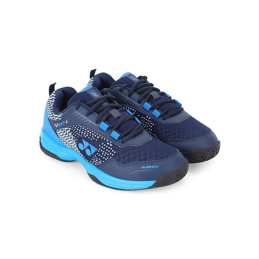 YONEX V100-i Badminton Shoes | Made in India | Ideal for Badminton,Squash,Table Tennis,Volleyball | Non-Marking Sole | TRU Cushion | Ergo Shape | Hexagrip |
