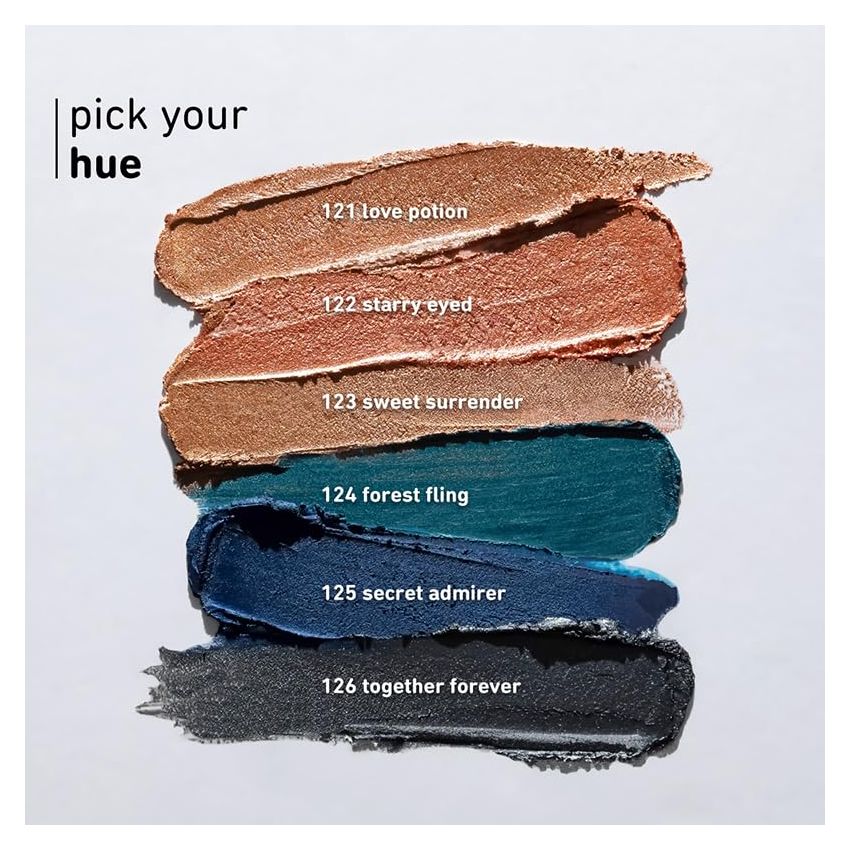 Plum NaturStudio on-the-go Eyeshadow Stick | Waterproof & Crease-proof | Highly Pigmented | With Smudger | Metallic Finish | 121 Love Potion