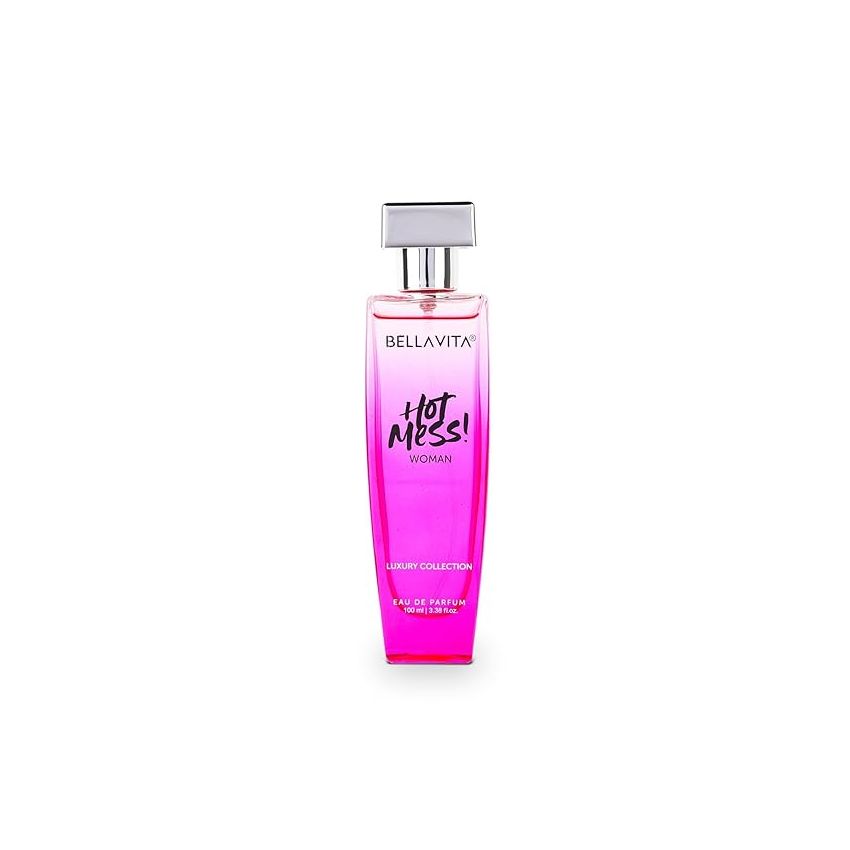 Bella Vita Luxury Hot Mess Woman Eau De Parfum Perfume with Mandarin, Passionfruit, Musk|Premium, Long Lasting Fruity & Musky Fragrance for Women 100ML