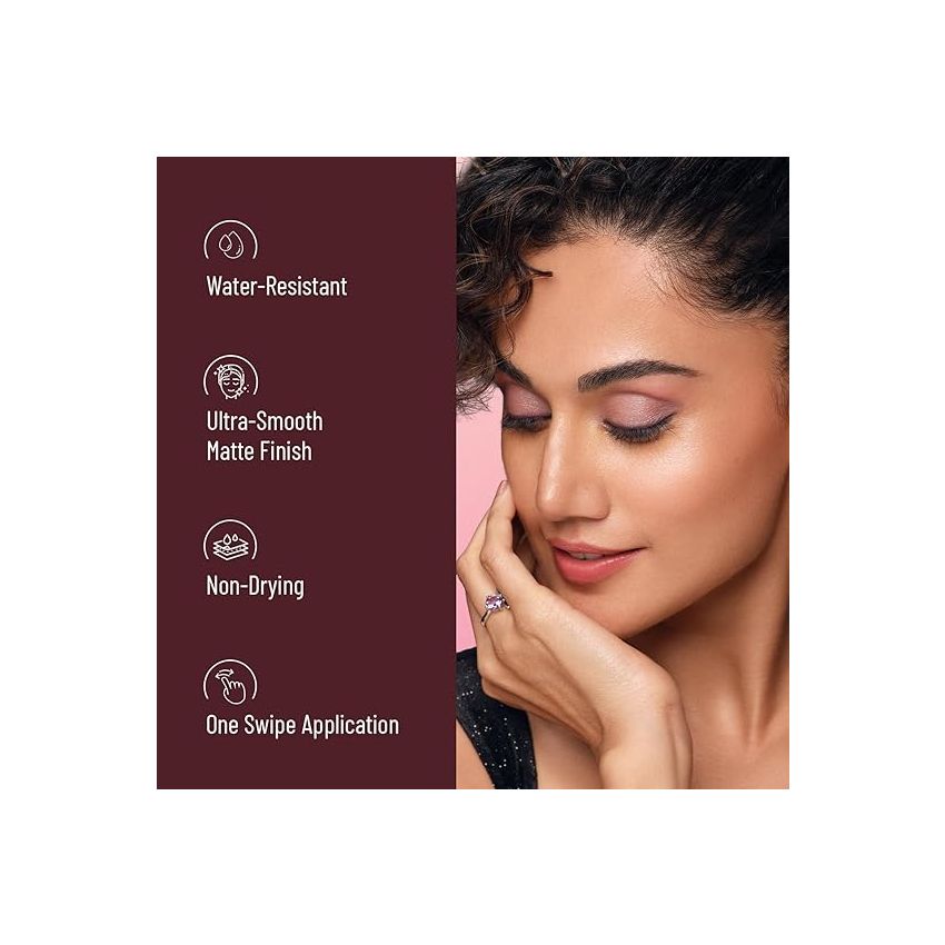 Swiss Beauty Pure Matte Creamy Lipstick | Non-drying, Highly pigmented Lipstick | Shade- Caramel, 3.8gm|