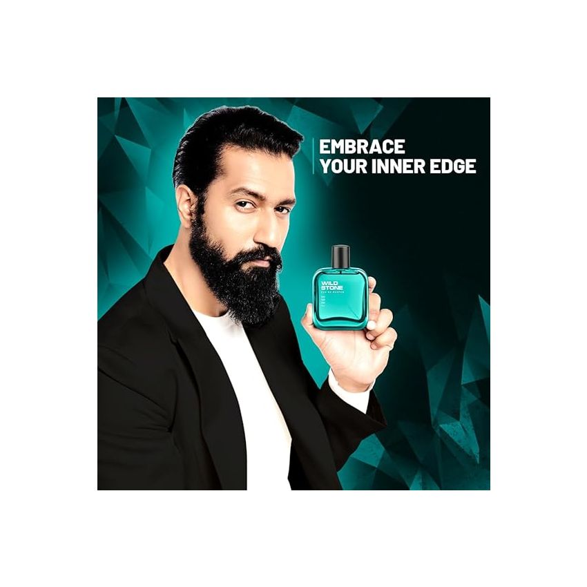 Wild Stone Edge Parfum for Men, Long Lasting Refreshing Every day Wear Fragrance, 100 ml|Premium Perfume|Gift for Husband