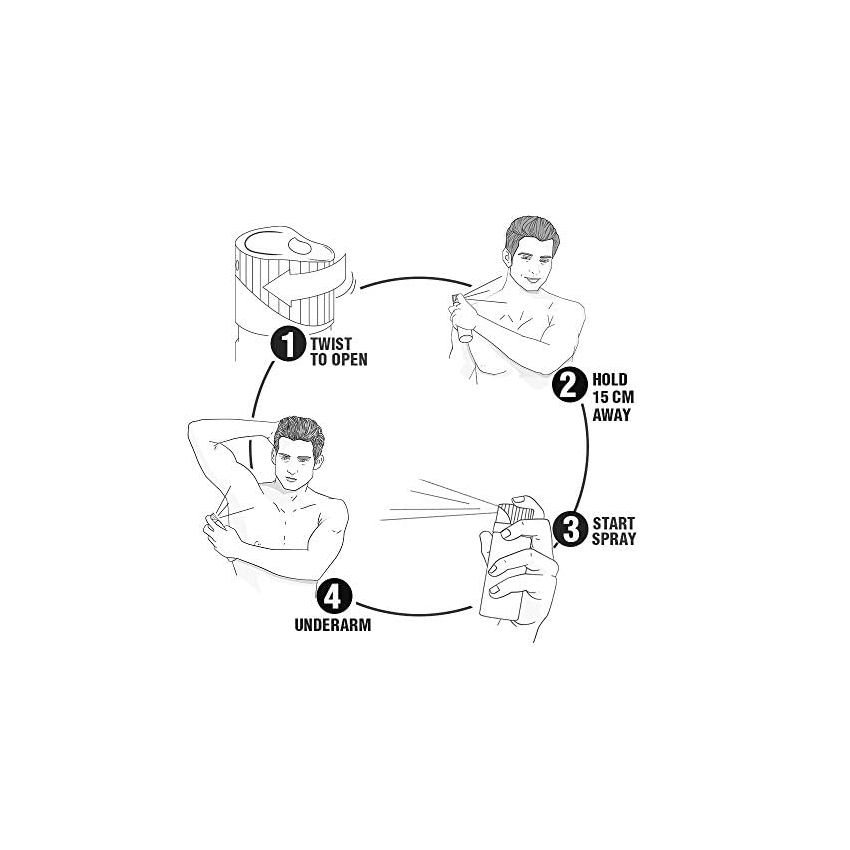 Wild Stone Hydra Energy Deodorant for Men- 150 ml