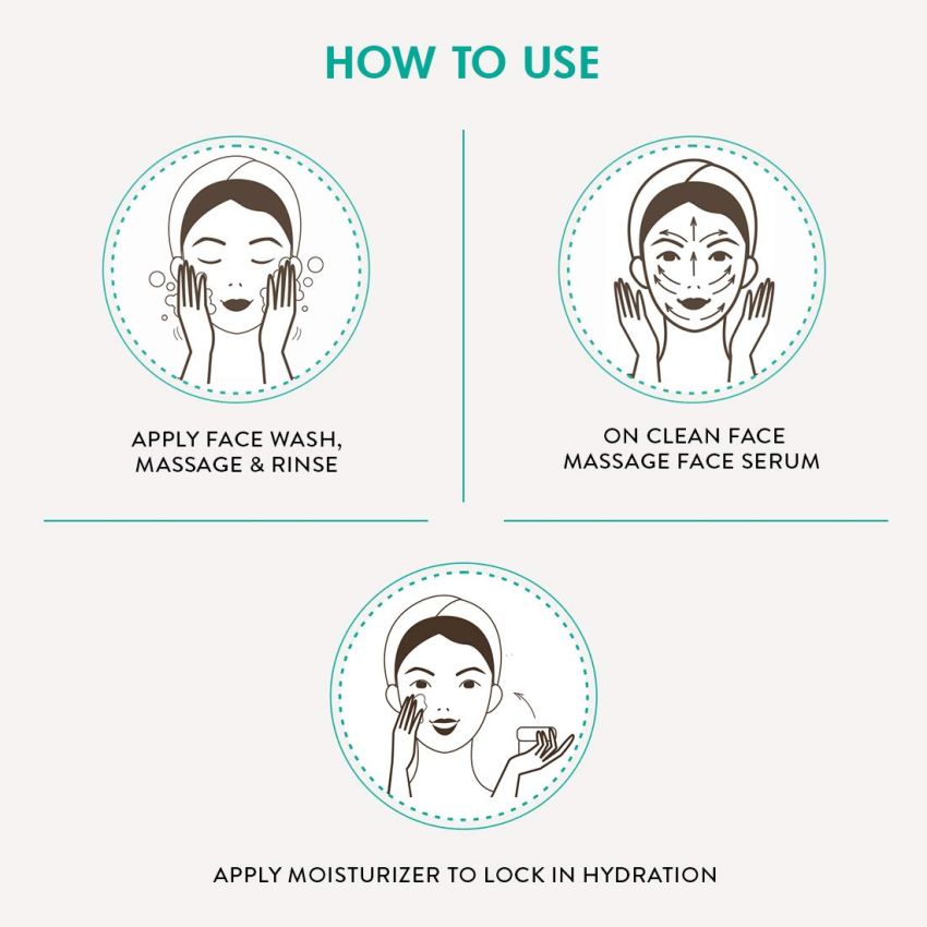 mcaffeine Green Tea Day Hydration Routine | Vitamin C | Dirt Removal, Hydration | Face Wash, Face Serum | All Skin | Paraben & SLS Free (Pack of 2)