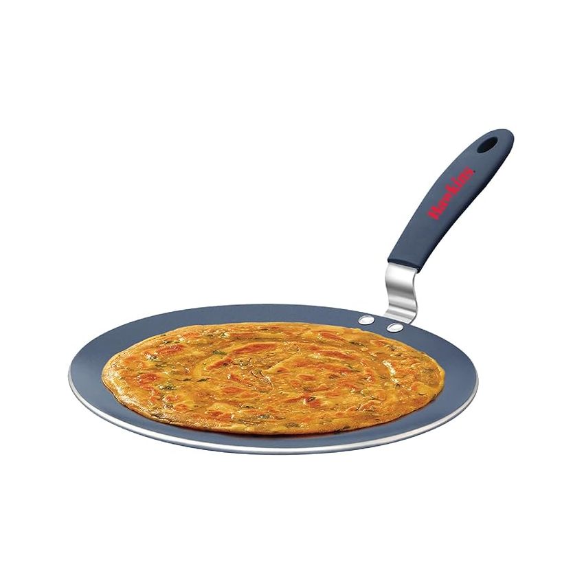 Hawkins Ceramic Nonstick Tava, 24 cm Diameter, Induction Paratha Tawa, Granite Griddle (ICT24)