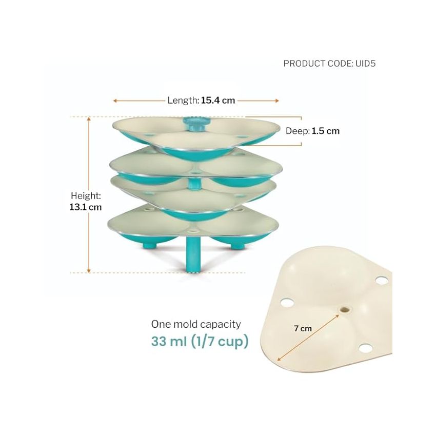 Hawkins Aqua Idli Stand, 12 Idlis, Aqua (UID5)