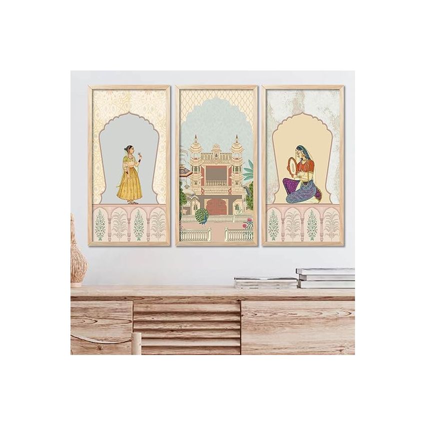 kotart Traditional Indian Pichwai (10X19 INCH, D) (10X19 INCH, B)