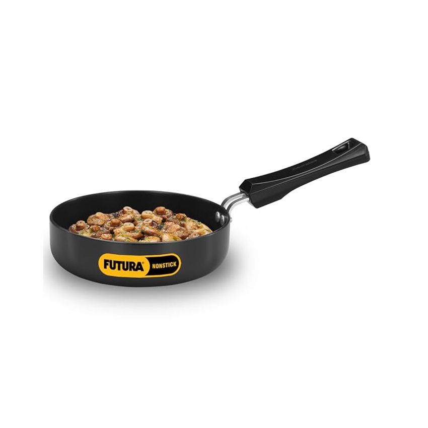 Hawkins Futura 16 cm Frying Pan, Non Stick Fry Pan, Induction Omelette Pan, Small Frying Pan, Black (INF16)
