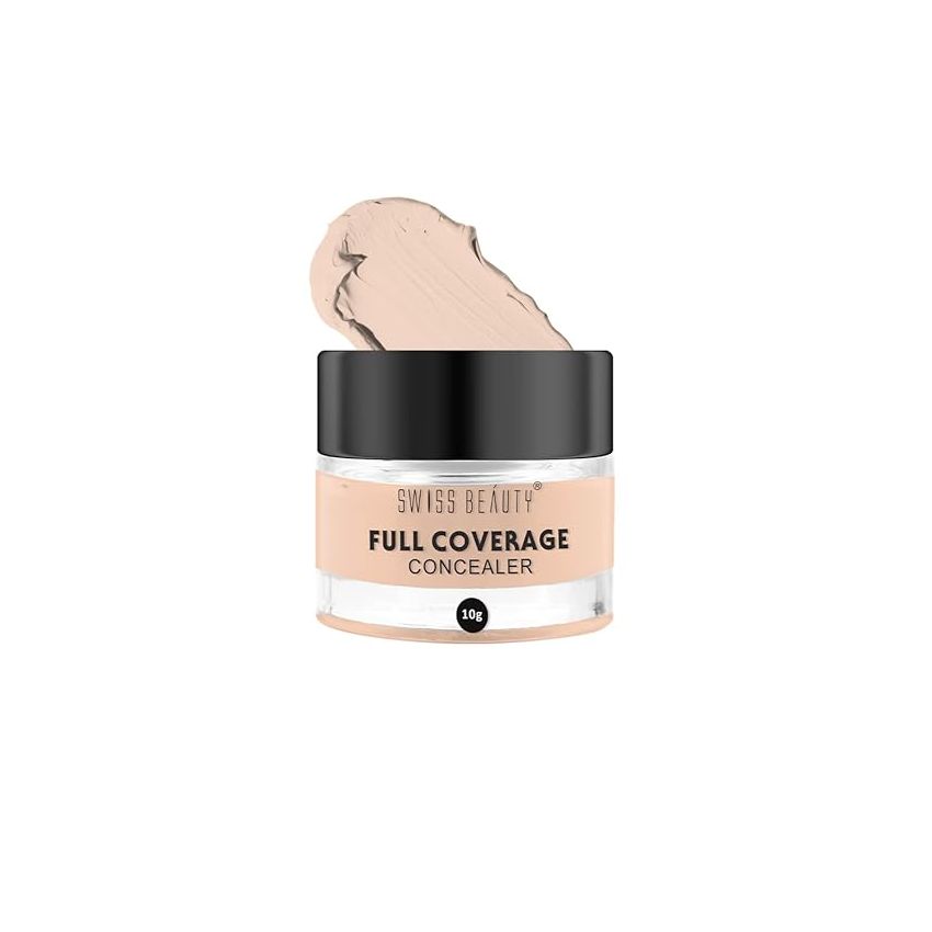Swiss Beauty Full Coverage Concealer, Shade- Classic Ivory, 10gm
