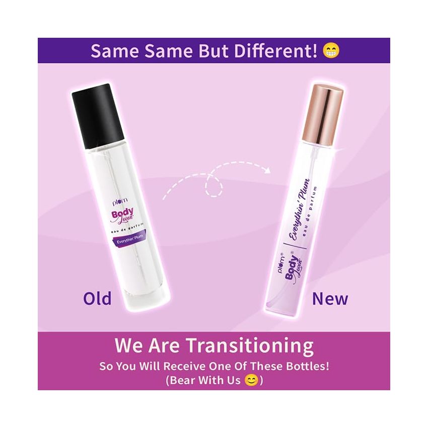 Plum BodyLovin' Everythin' Plum Eau De Parfum| Long Lasting & Premium Fruity Fragrance | Luxury Perfume For Women | Plum, Jasmine & Vanilla Notes| Travel-Friendly | High On Fun (15 ml)