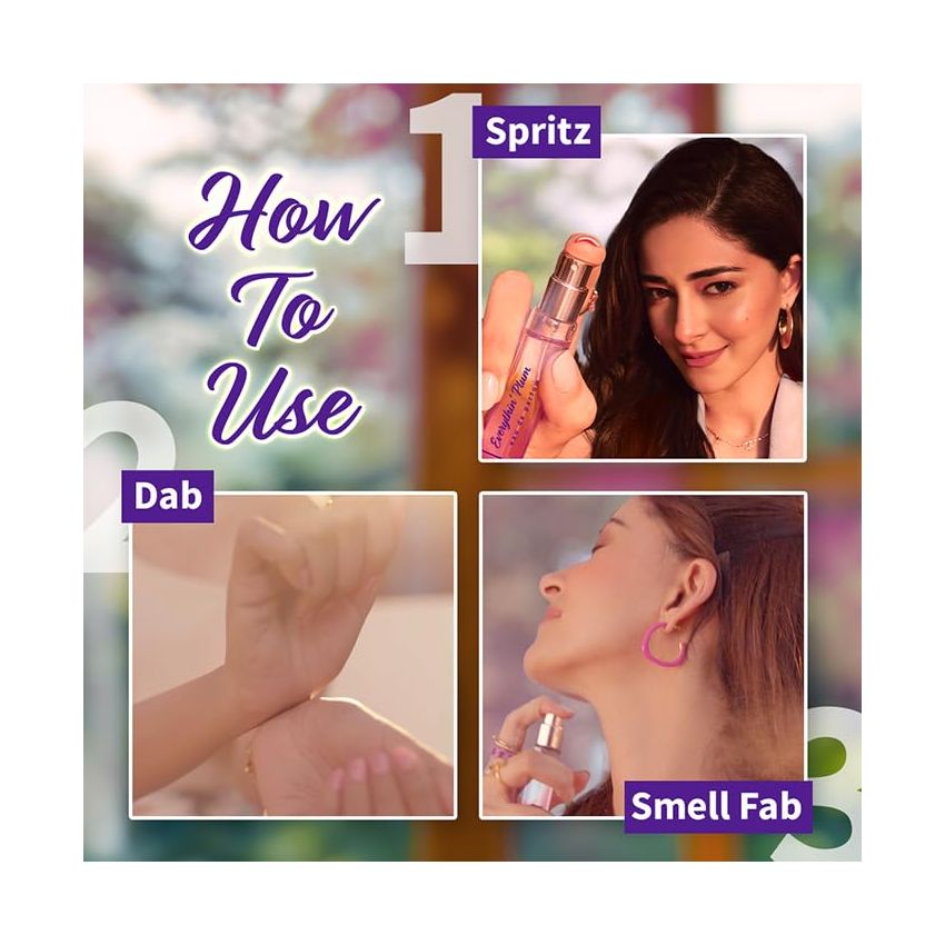 Plum BodyLovin' Everythin' Plum Eau De Parfum| Long Lasting & Premium Fruity Fragrance | Luxury Perfume For Women | Plum, Jasmine & Vanilla Notes| Travel-Friendly | High On Fun (15 ml)