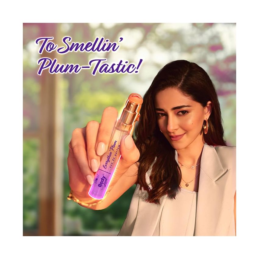 Plum BodyLovin' Everythin' Plum Eau De Parfum| Long Lasting & Premium Fruity Fragrance | Luxury Perfume For Women | Plum, Jasmine & Vanilla Notes| Travel-Friendly | High On Fun (15 ml)