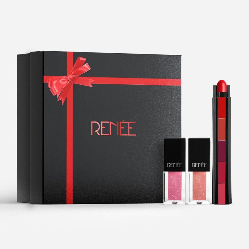 RENEE Juicy Lips Makeup Kit Combo| Includes Matte Lipsticks & Glosses| Long Lasting, Non Drying Formula| Best Gifts For Girlfriend, Wife, Women