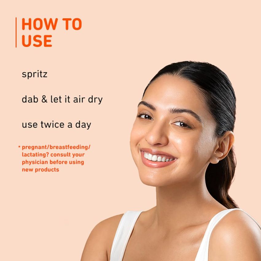 Plum Vitamin C Toner with Mandarin & Kakadu | Alcohol-free Toner | For Glowing Skin | Fragrance-Free | For All Skin Types | Women & Men | 100% Vegan | 100 ml