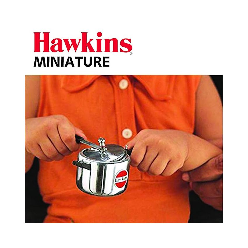 Hawkins Miniature Cooker, Toy Cooker for Kids, Mini Cooker, Small Cooker for Kids, Silver (MIN)