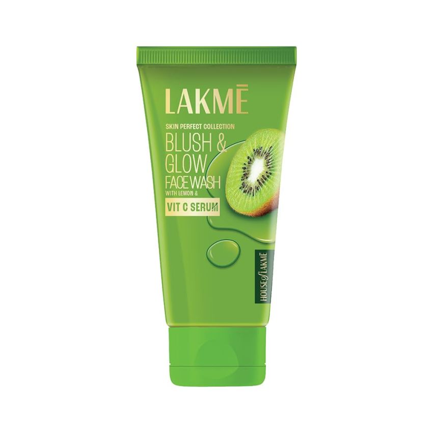 LAKMÉ Blush & Glow Refreshing Kiwi Facewash, with Vitamin C Serum & Fruit extracts, 100g