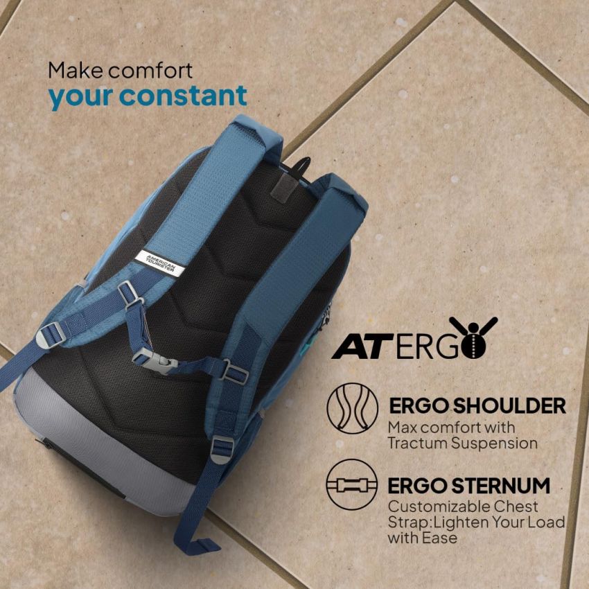 American Tourister Bowie The Outdoor Backpack In Teal - 35 Litre Capacity, 17