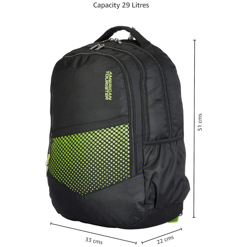 American Tourister Mist 29 Ltrs Large Size Casual Backpack- Black
