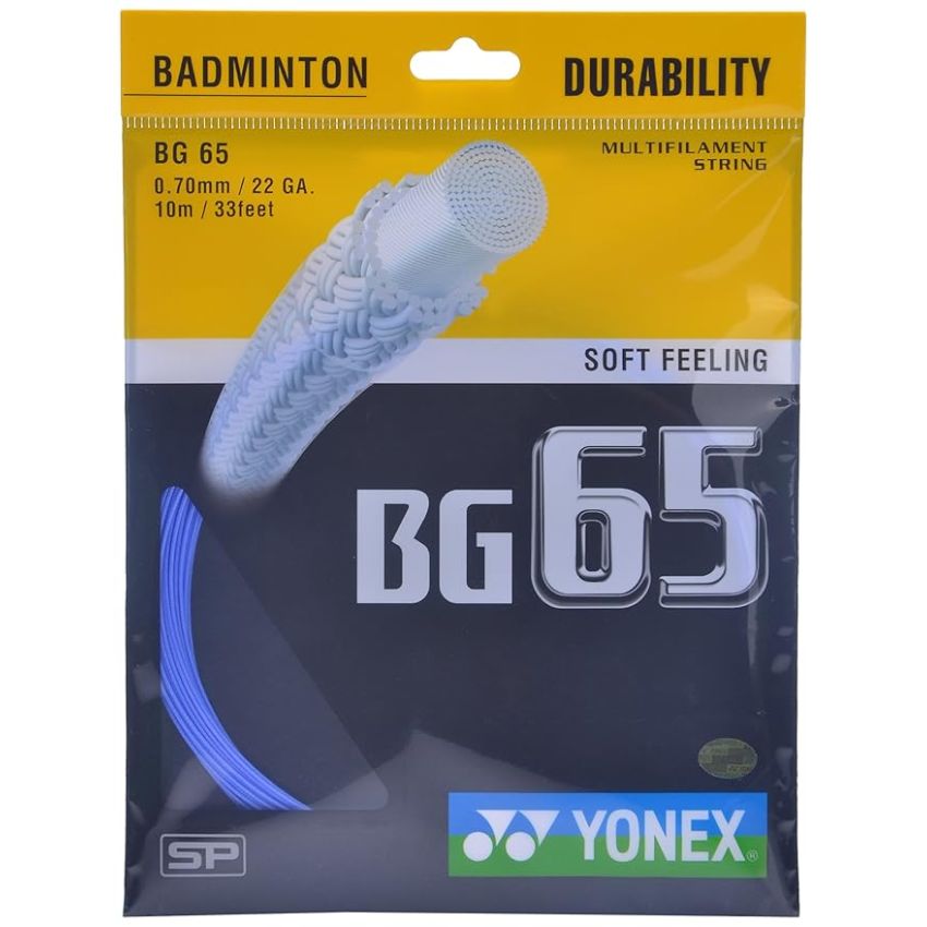 Yonex Titanium Bg 65 Badminton Strings, 0.70Mm (Lavender)