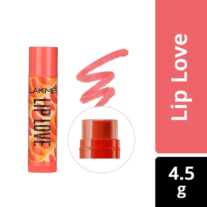 LAKMÉ Lip Love Spf 15 Lip Balm For Soft, Smooth, And Moisturised Lips, 4.5Gm-Mango,1 Count
