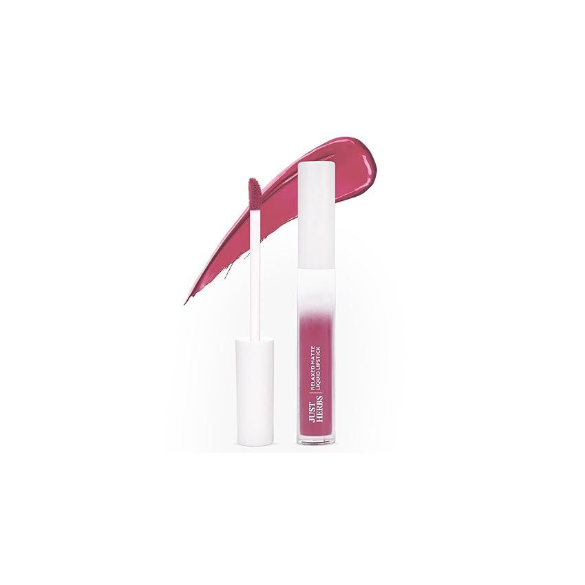 Just Herbs Relaxed Matte Liquid Lipstick Lip colour for Women, Nourishing & Long Lasting Lipsticks 4 mlust Herbs Relaxed Matte Liquid Lipstick Lip colour for Women, Nourishing & Long Lasting Lipsticks 4 ml