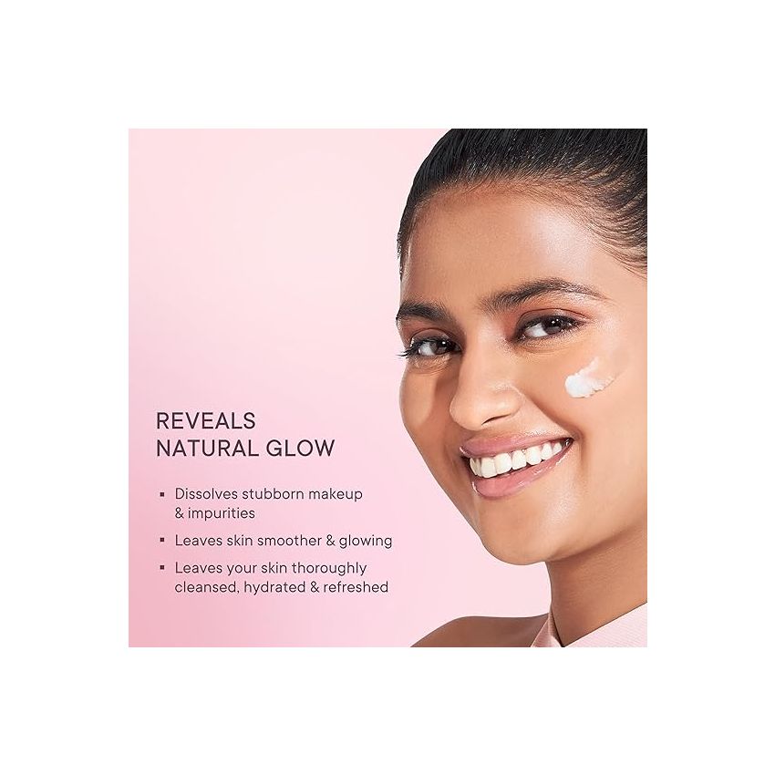 Quench Dirt Dissolving Cleansing Balm with Salicylic acid & Cherry Blossom, Gentle Makeup Remover Balm-Oil-Milk Texture, Removes Long-Wear Makeup & Sunscreen, Made in Korea 50ml