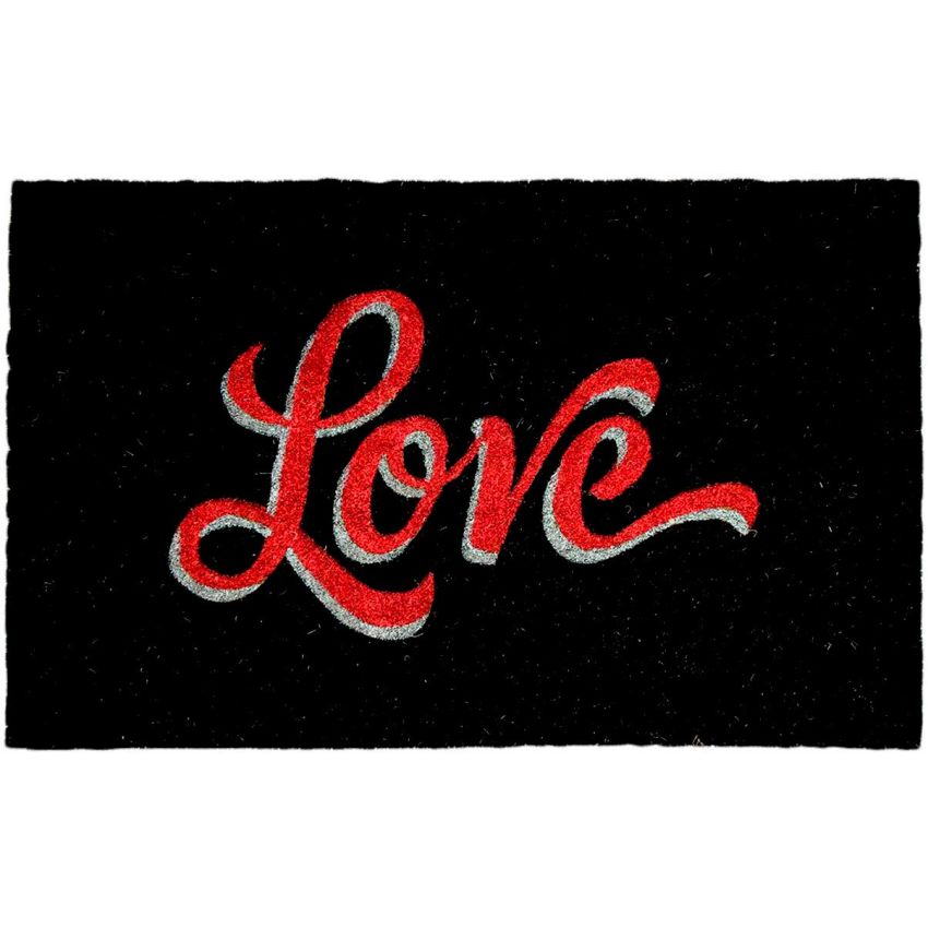 Onlymat Love Design Printed Coir Mat