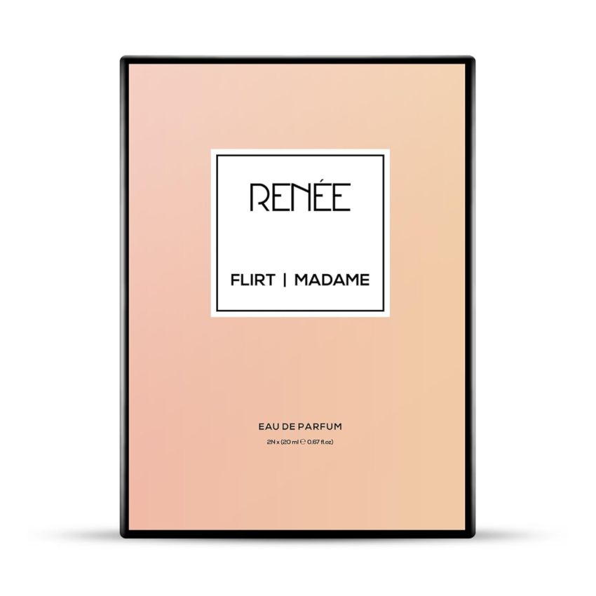 RENEE Flirt & Madame Eau De Parfum Pack Of 2-20 Ml each Perfume - Premium Luxury Long-lasting Fragrance - Versatile Scent for All Occasions - Perfect Gifting Option