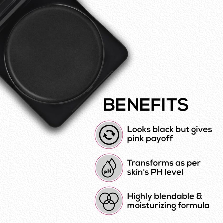 RENEE Madness pH Blush, Instant Unique Pink Payoff, Highly Blendable, Light Weight, Long Lasting, Moisturizing Formula, Enriched With Olive, Macadamia & Shea, Paraben Free & Cruelty Free, 3 Gm