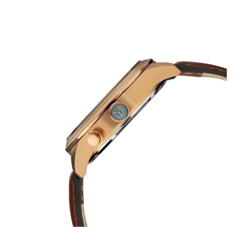 Titan Regalia Maritime Green Dial Quartz Multifunction Leather Strap watch for Men-NS1829QL01/NT1829QL01