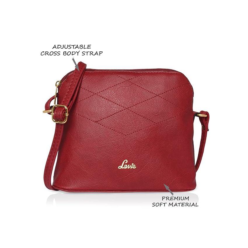 Lavie Women's Marma Dome Sling Bag | Ladies Purse Handbag