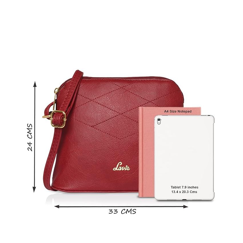 Lavie Women's Marma Dome Sling Bag | Ladies Purse Handbag