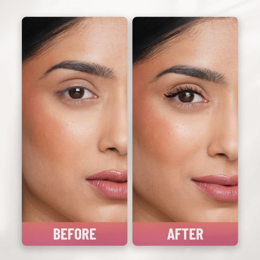 Swiss Beauty Waterproof Volume Mascara | Smudge Proof Curling Mascara For Eye Makeup | Jet Black, 8.5Ml |